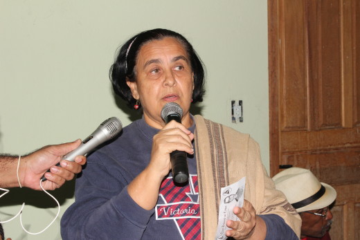 Odete Faria foi uma das que manifestaram apoio à gestão atual
