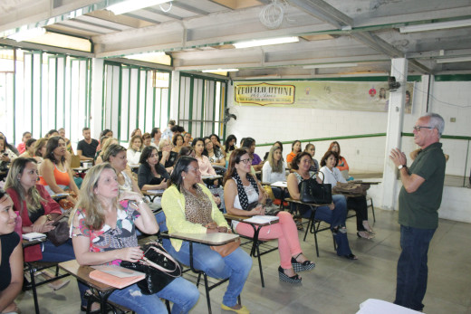 Marcos Godinho, ressaltou a importância do curso para que os educadores possam entender a dificuldade dos alunos