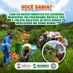 Com os investimentos do Governo Municipal no Programa Recicla Teó, a coleta seletiva já está sendo realizada na Zona Rural