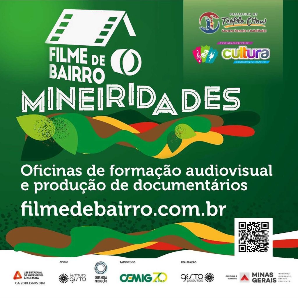 Festival Filme de Bairro oferece oficinas de audiovisual gratuitas em Teófilo Otoni
