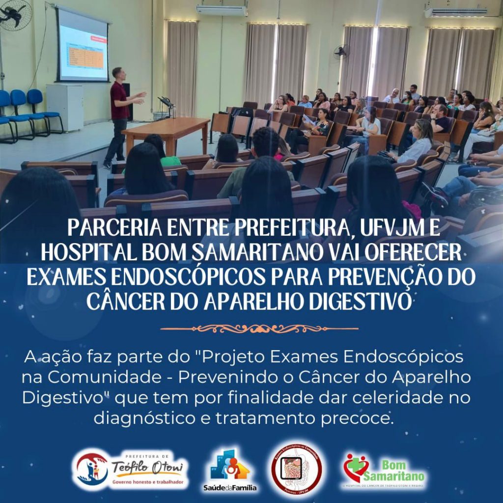 Parceria entre Prefeitura, UFVJM e Hospital Bom Samaritano vai oferecer exames endoscópicos para prevenção do câncer do aparelho digestivo