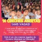 🏫 São 14 Creches Inauguradas